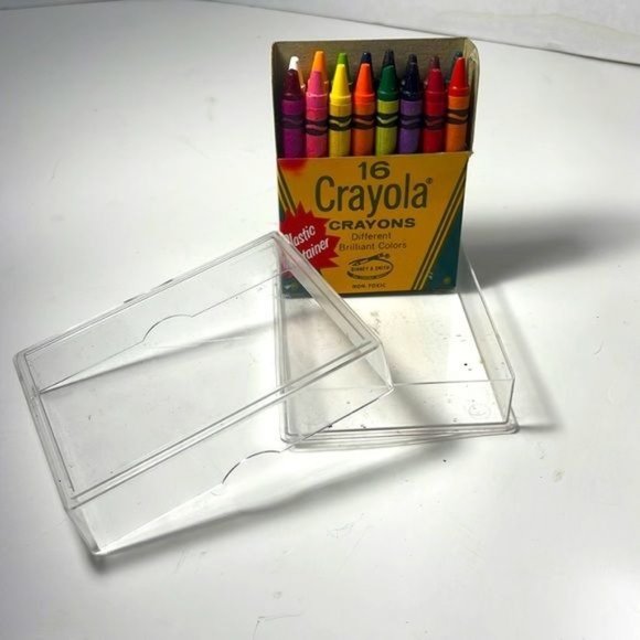 1980's CRAYOLA Vintage 16 Crayons & Crayon Case - Picture 6 of 10